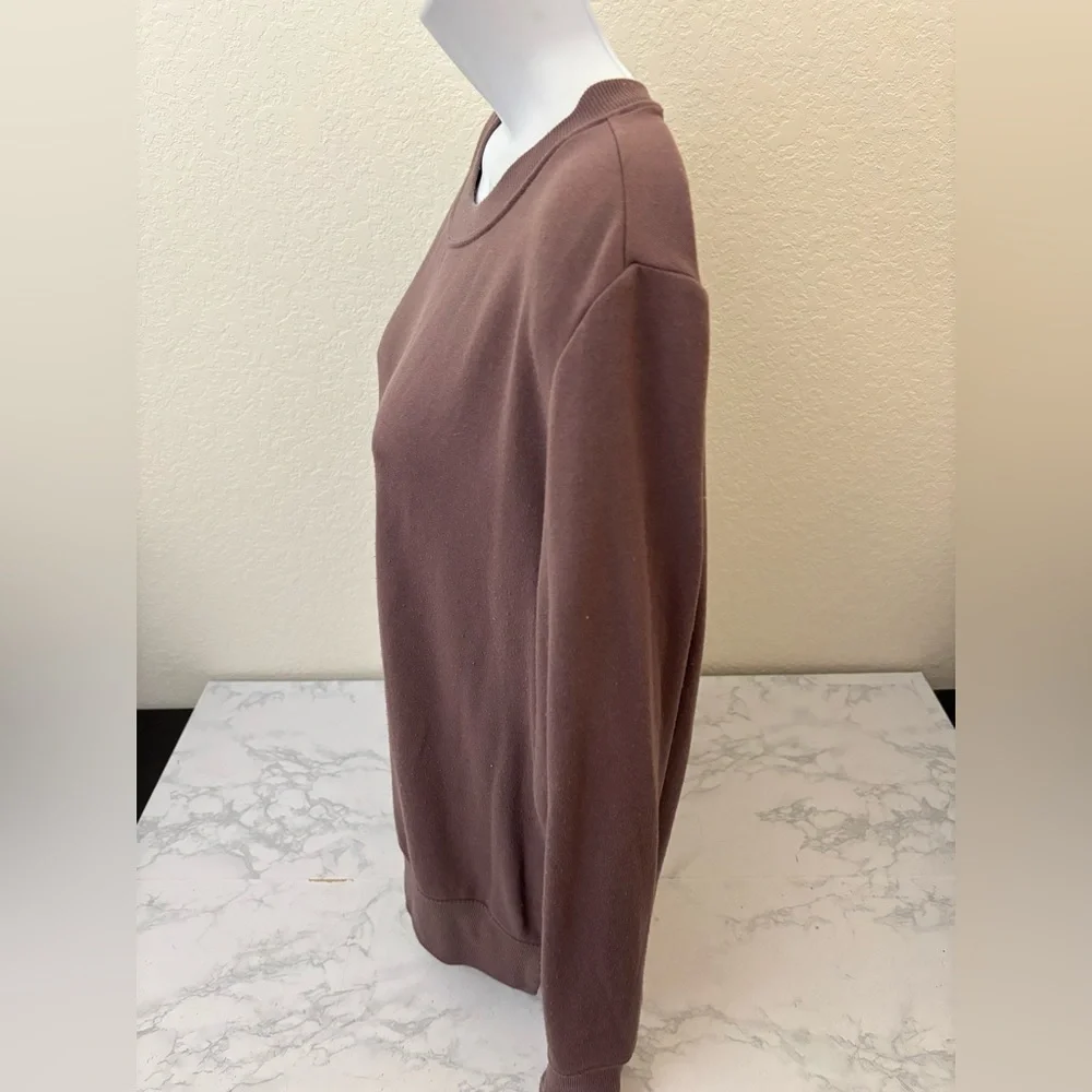 Mondetta Women's Midweight Long Sleeve Crewneck Sweatshirt Size M Blush​​ - Picture 3 of 5